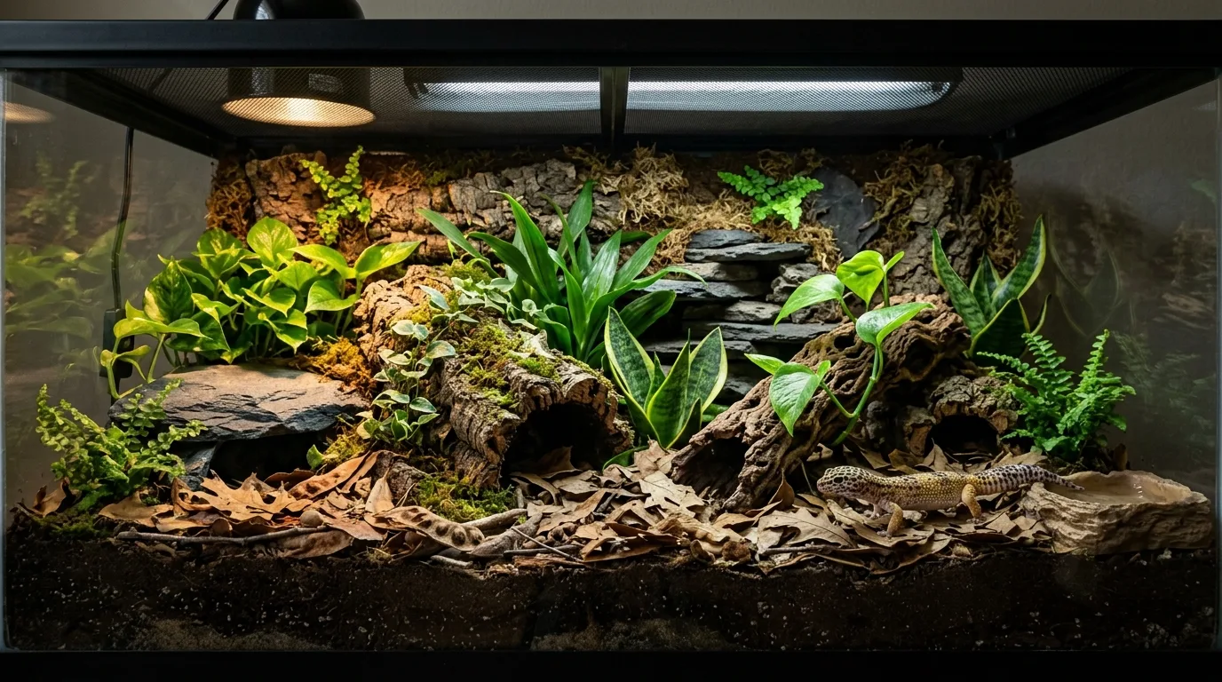 Bioactive Gecko Setup